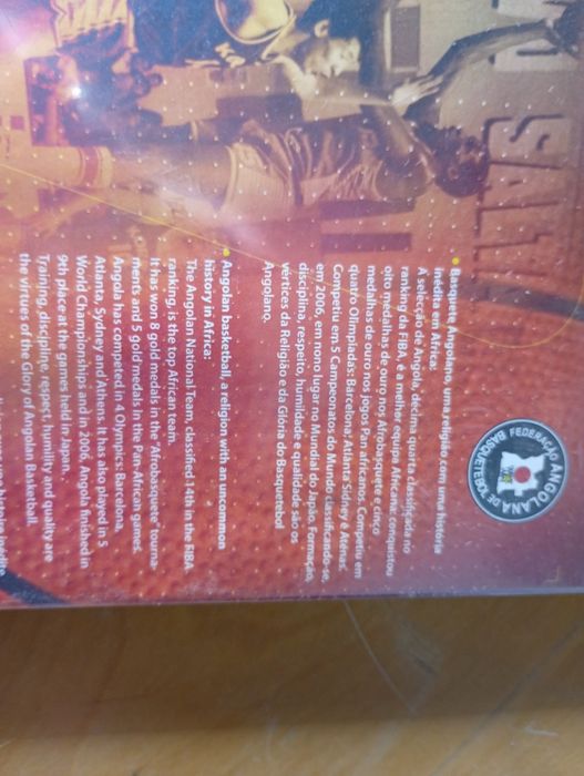 Basquetebol Angola uma religião DVD raro
