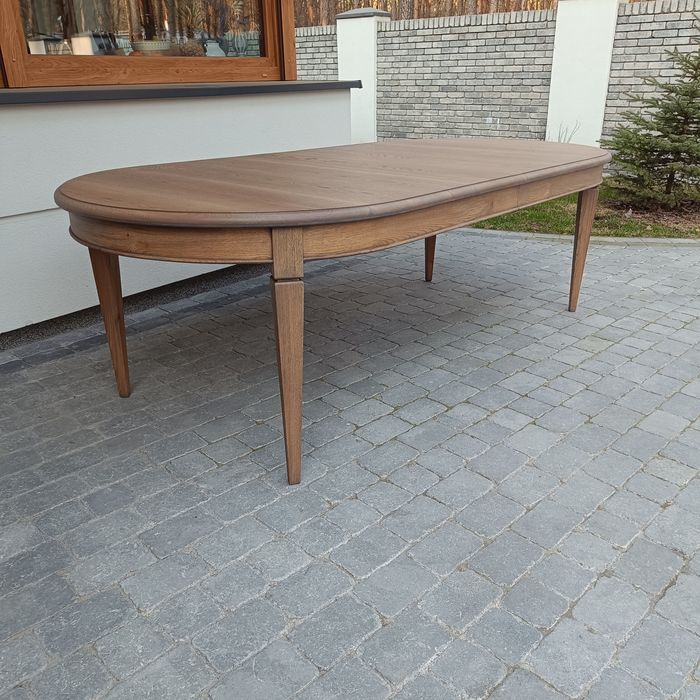 Stół dębowy rozkładany do 500 cm lity dąb