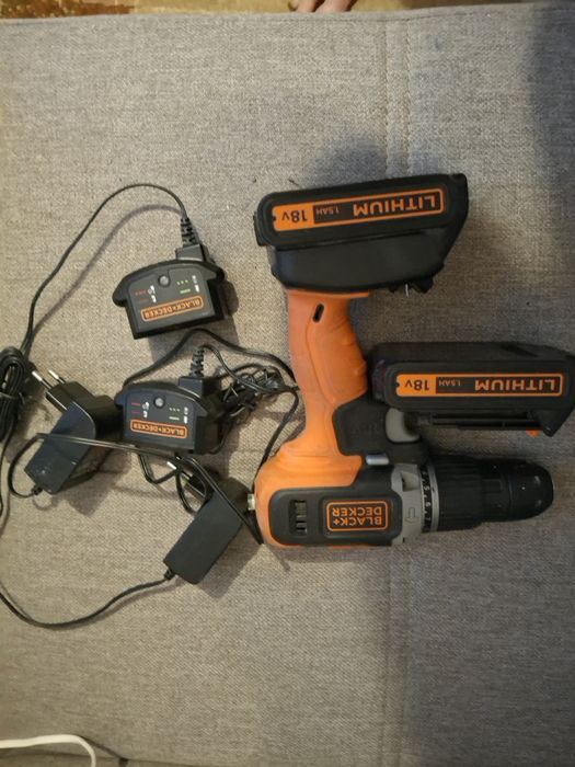 Wiertarkowkrętarka black&decker
