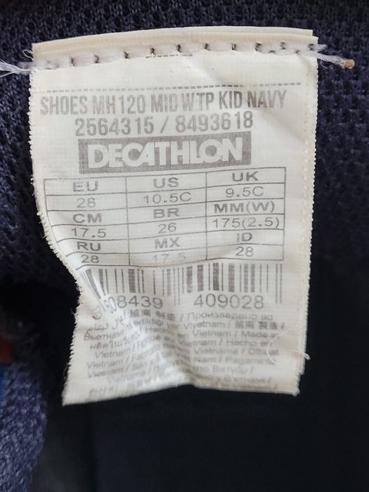 Buty DECATHLON Quechua rozm. 28