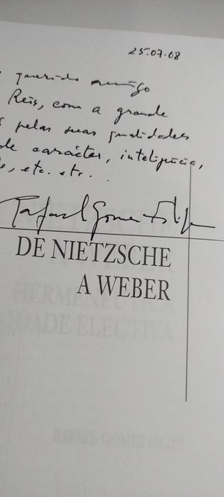 De Nietzsche a Weber, Hermenêutica de uma Afinidade Electiva