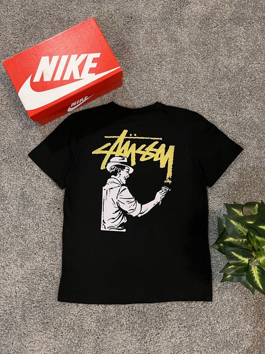Футболка Stussy / Чорна футболка Стусі / Стуси / Stussy