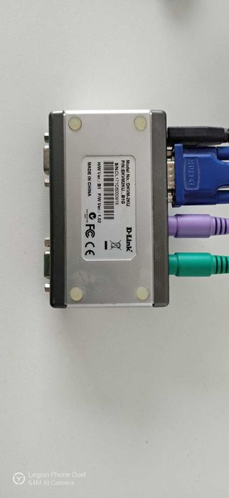 Switch KVM D-Link VGA PS/2