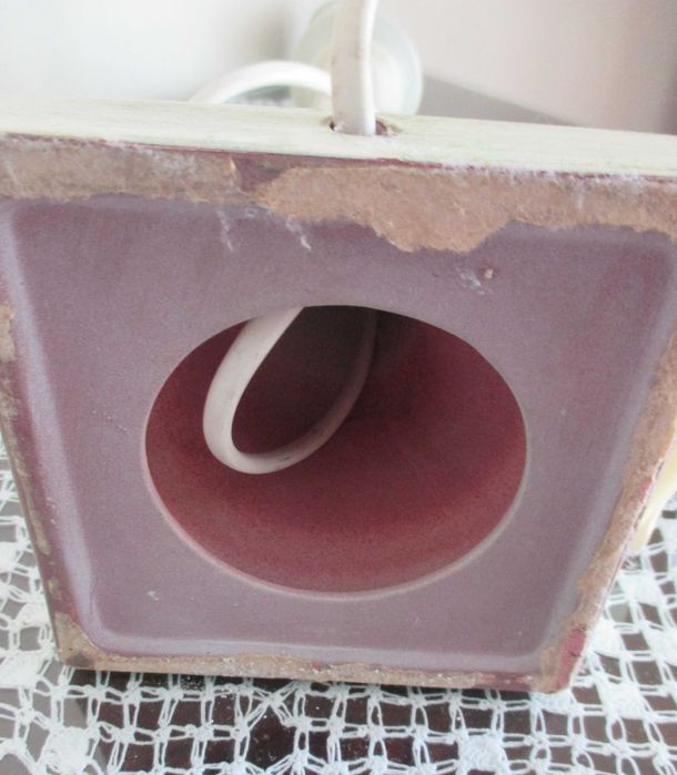 Pé de Candeeiro de Mesa em Louça