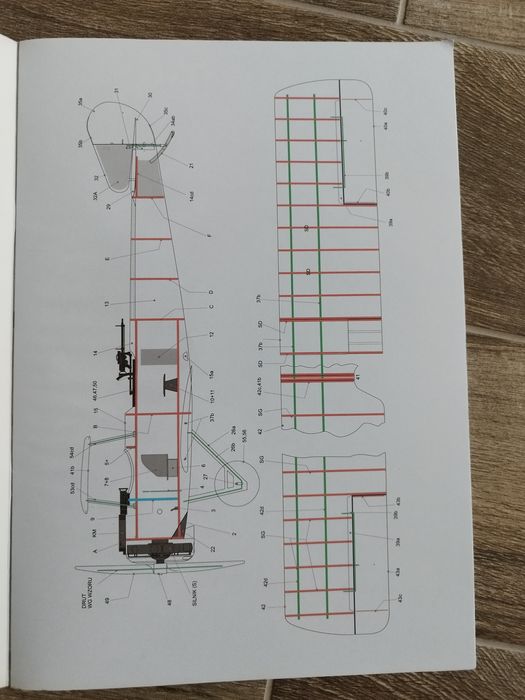 Model kartonowy Sopwith 1,5 Strutter