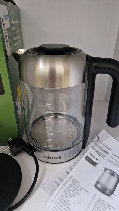 Czajnik Philips 1.7l. Szklany.