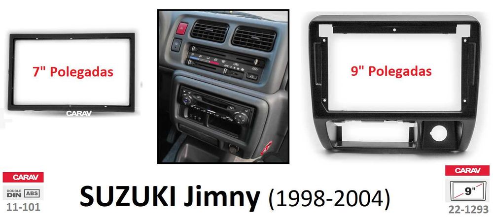 (NOVO) Rádio 2DIN • SUZUKI Jimny (1998 até 2018) • Android GPS 4+64GB
