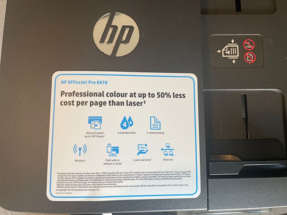Impressora Multifunções HP OfficeJet Pro 6970