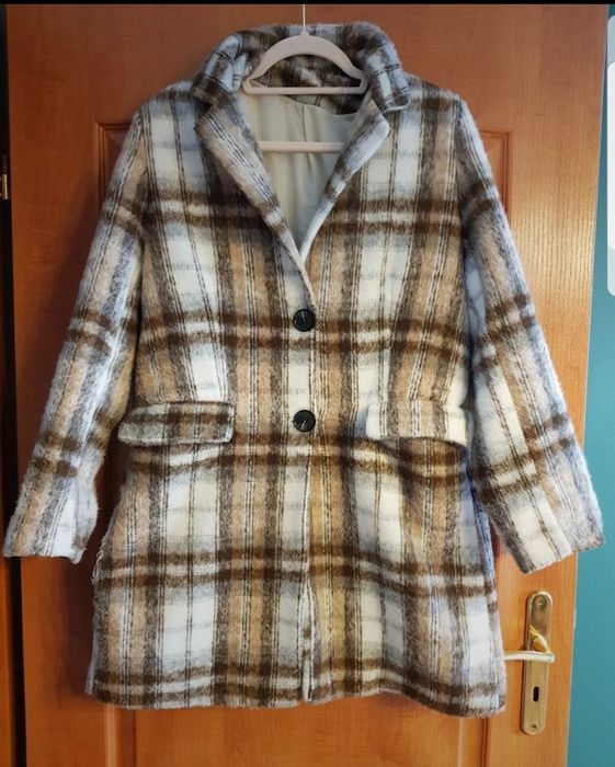 Płaszcz w kratkę