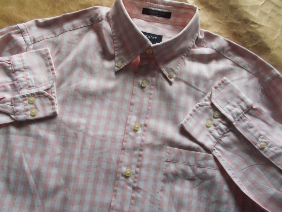 L GANT Premium Pinpoint Twill Nowa Koszula Męska  42,5 cm, Szwecja