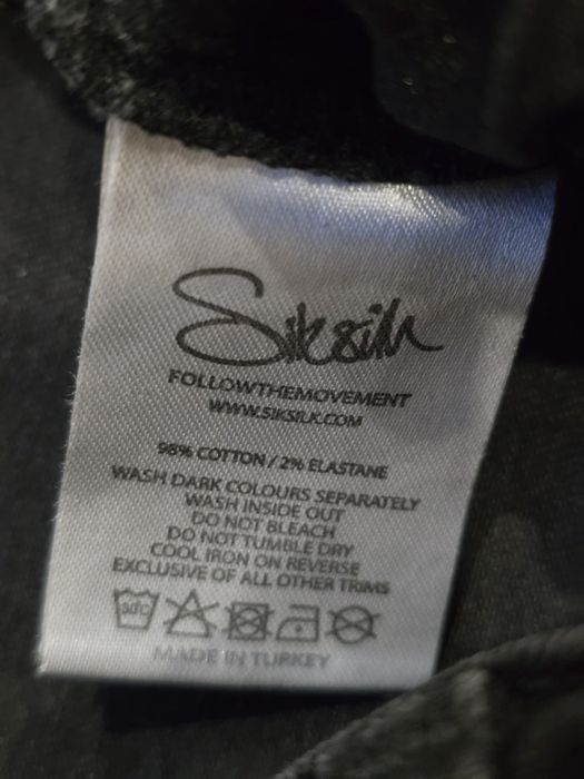 Spodnie SikSilk czarne