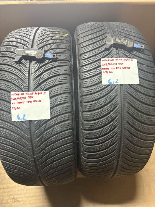 2x 225/45R18 95V MICHELIN PILOT ALPIN 5 opony zimowe XL RANT M+S 3PMSF