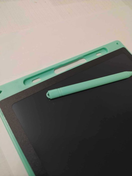 Tablet graficzny znikopis do rysowania pisania dla dzieci zielony 12"