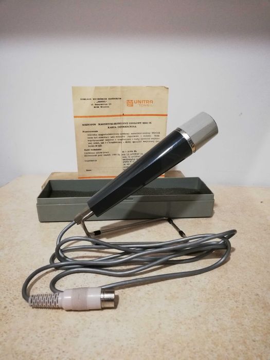 PRL Stary mikrofon Tonsil Unitra MDO-IX