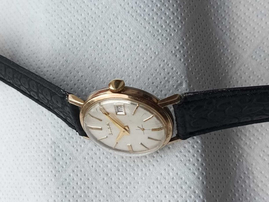 Relógio homem BULOVA, mecânico/corda, década de 60
