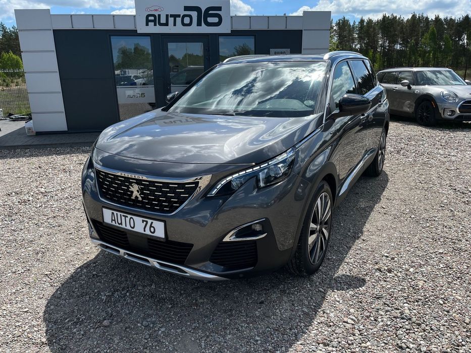 Peugeot 5008 1.5HDI-130ps, Bezwyp, GT-Line, FULL-LED, Szyberdach, Kamera,ParkTronic