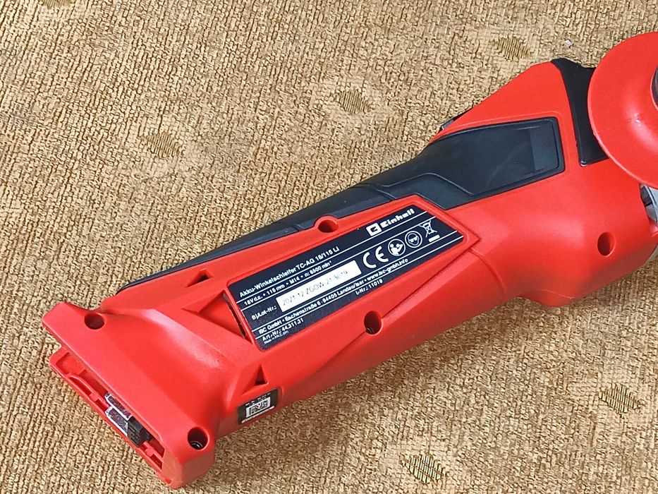 Einhell szlifierka kątowa akumulatorowa TC-AG 18/115 sprawna stan +bdb
