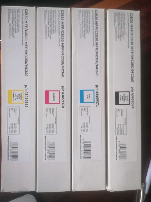 Toners ORIGINAIS OKI c3520