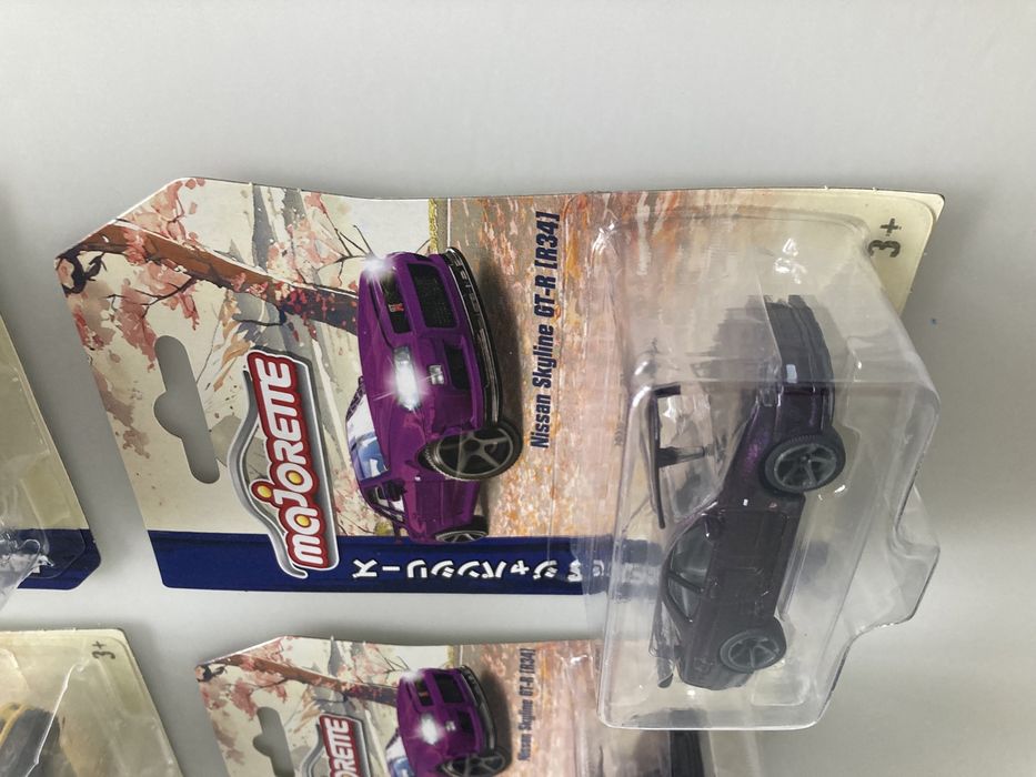 Zestaw 4 Majorette Japan Series x2 SkyLine Honda Civic Lancer evo 9 ;)