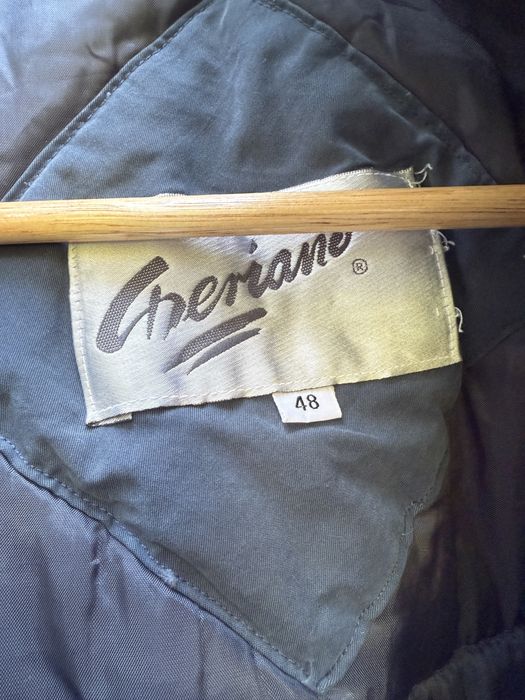 Zimowa kurtka parka oversize granatowa cheriane 48