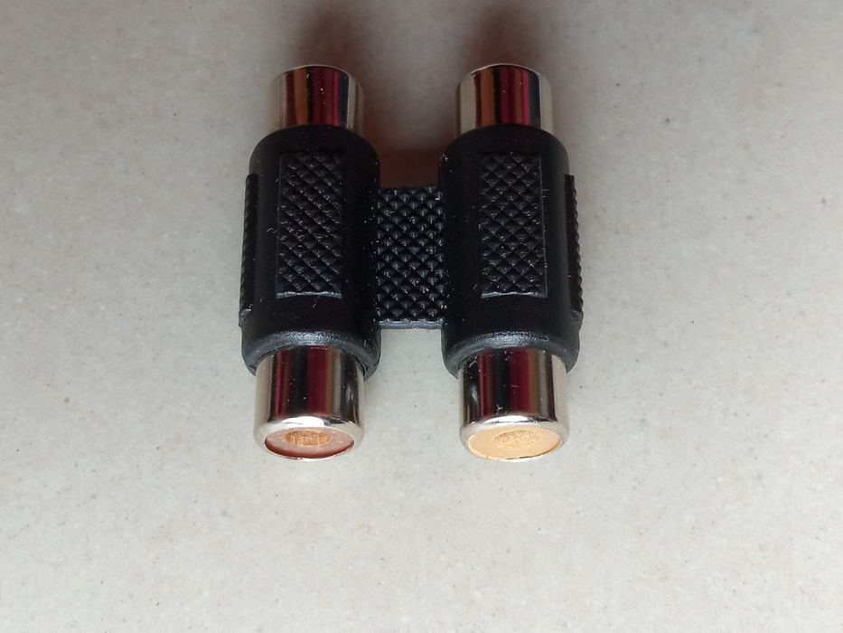 Adapter złącze złączka 2xRCA RCA podówójny gniazdko gniazdko