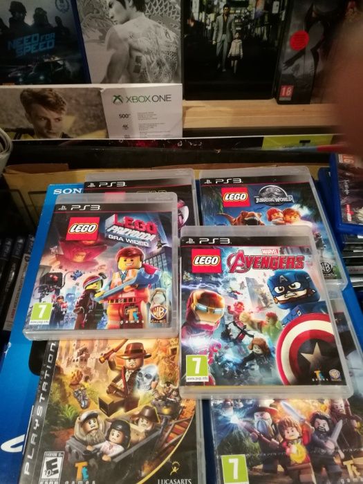 Lego Indiana Jones 2 Move Hobbit Avengers Jurassic world ps3 xbox 360