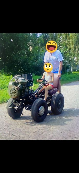 Продам дешиво самодельный квадрик, минитрактор