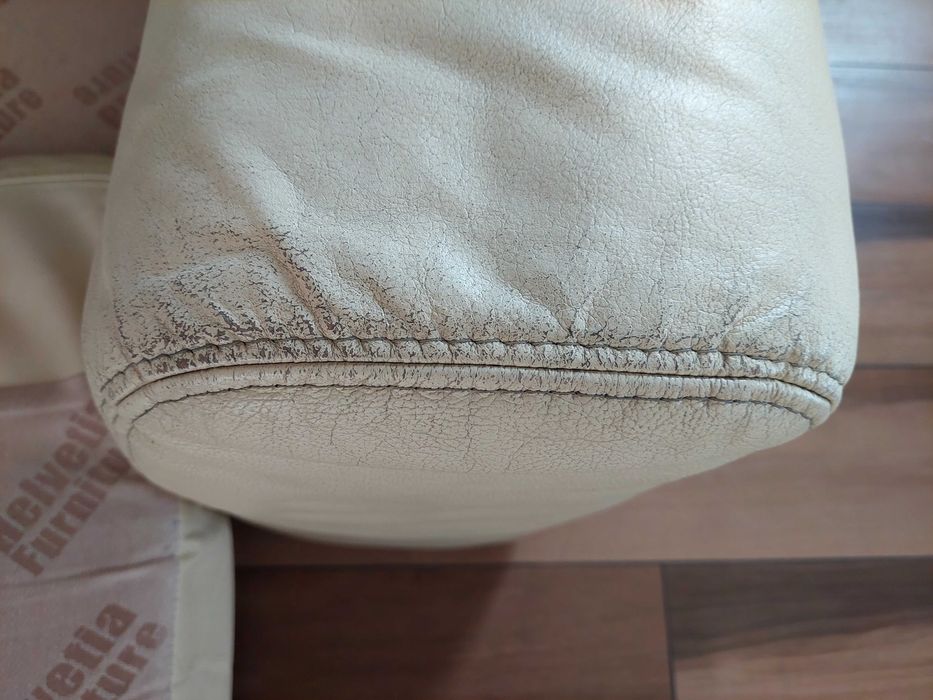 Sofa i fotel skóra naturalna Helvetia cena do negocjacji