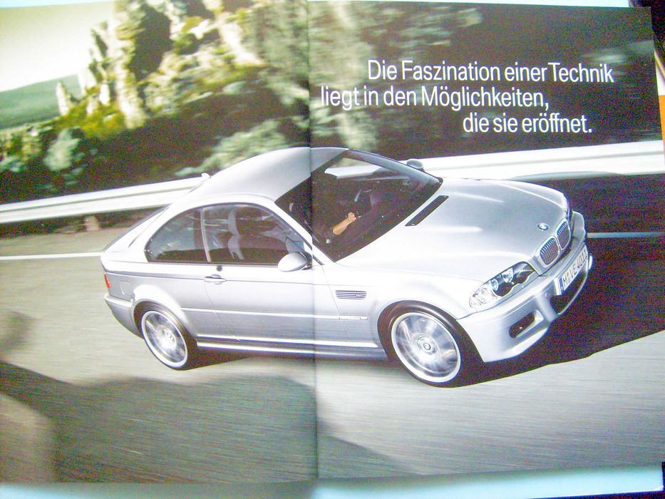 BMW M3 E46 Coupe & Cabrio 2005 - prospekt 80 str., stan BDB  *przesyłka GRATIS !