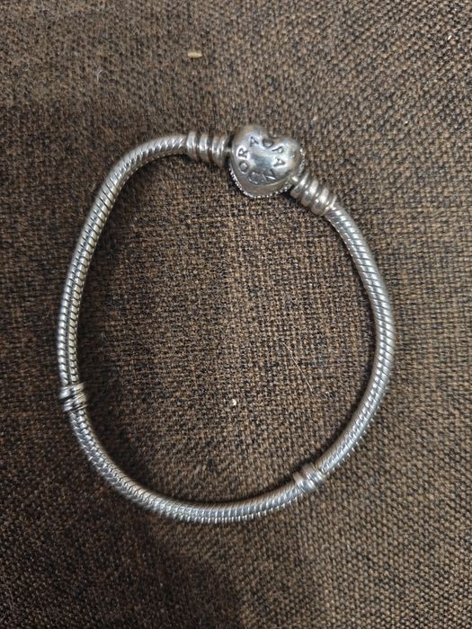 Браслет Пандора бу 17.5см с упаковкою оригинал