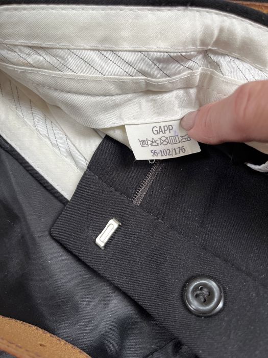 Garnitur męski czarny 176/112/102  garnitur wełna 45%