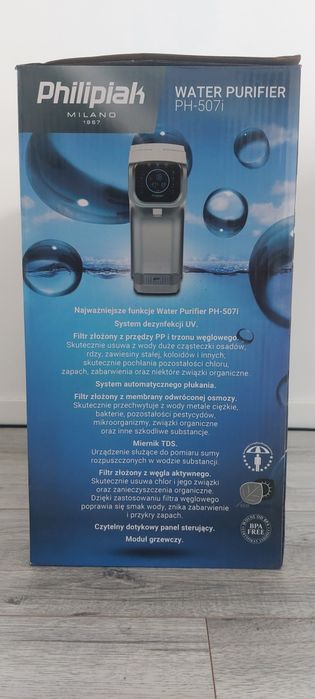 Filtr do wody, podgrzewacz Philipiak Milano PH-507i