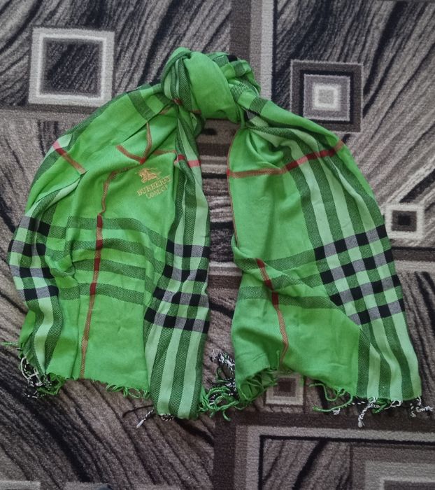 Шарф BURBERRY, шарф барбери лондон зелений
