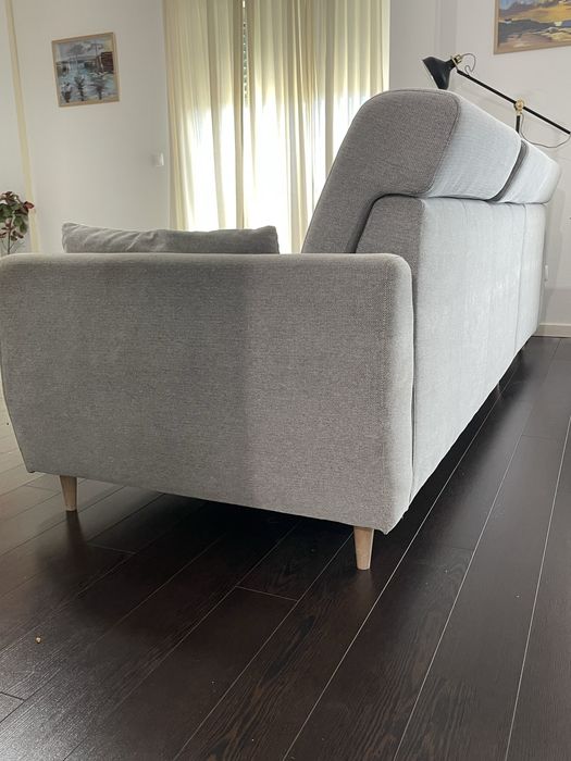 Sofá SLATORP cinza claro 3 lugares IKEA (Excelente Estado)