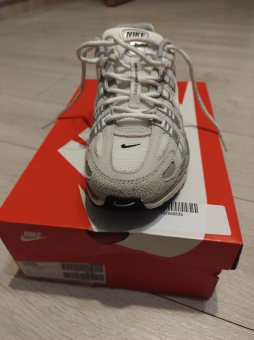 Nike P-6000 trainers in off white suede