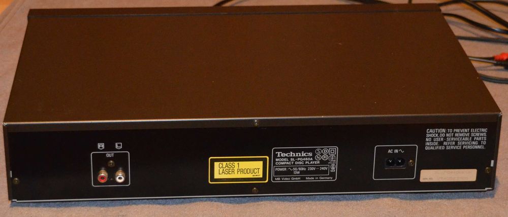 odtwarzacz CD Technics SL-PG 460 A   MASH   ładny