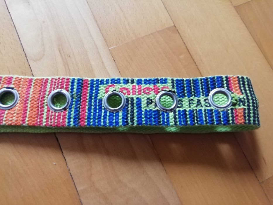 Damski pasek płócienny Colleto 113 cm stan dobry