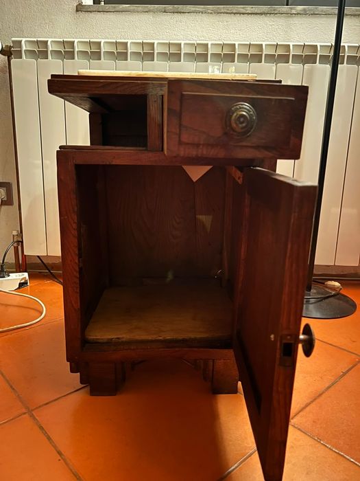 Banco e mesinhas vintage