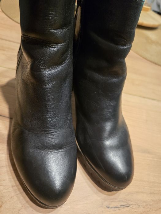 Botki 5th Avenue r.39 skóra naturalna