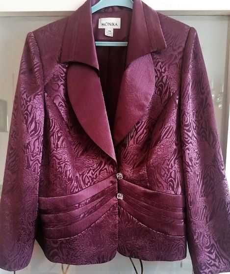 Sprzedam garsonkę, kostium 3 częściowy, Marynarka rozm 44