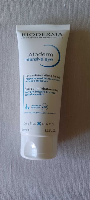 BIODERMA Atoderm Intensive Eye 100 ml Kojący Krem Pod Oczy I Do Powiek 3w1