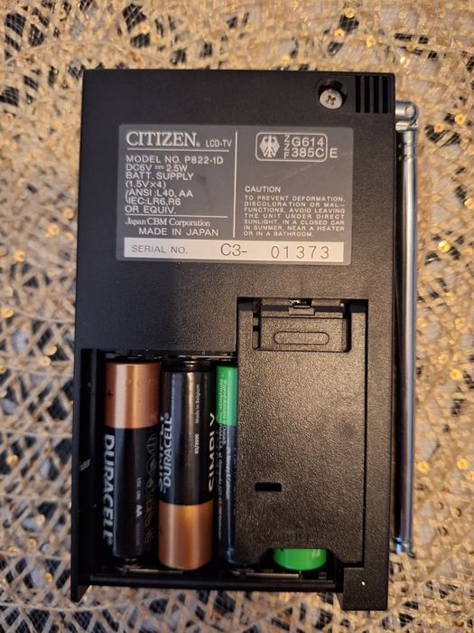 Telewizor kieszonkowy Citizen P822