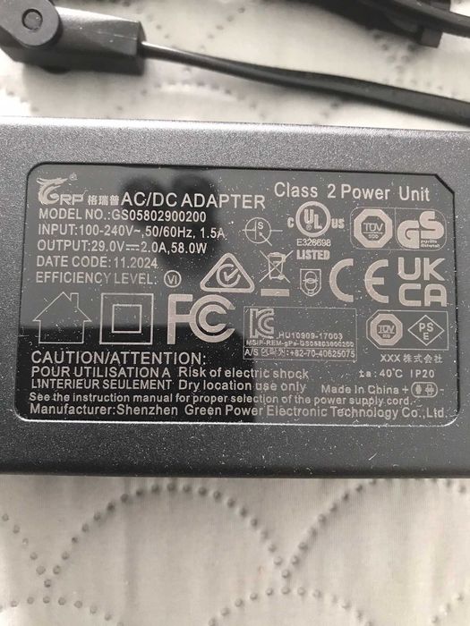Zasilacz adapter sieciowy
