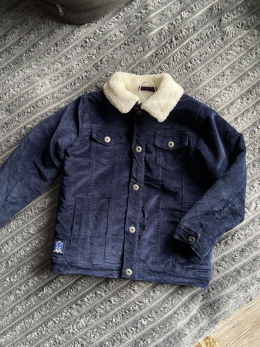 Вельветова куртка пиджак дитяча ддя хлопчика 7 р 122 см джемпер