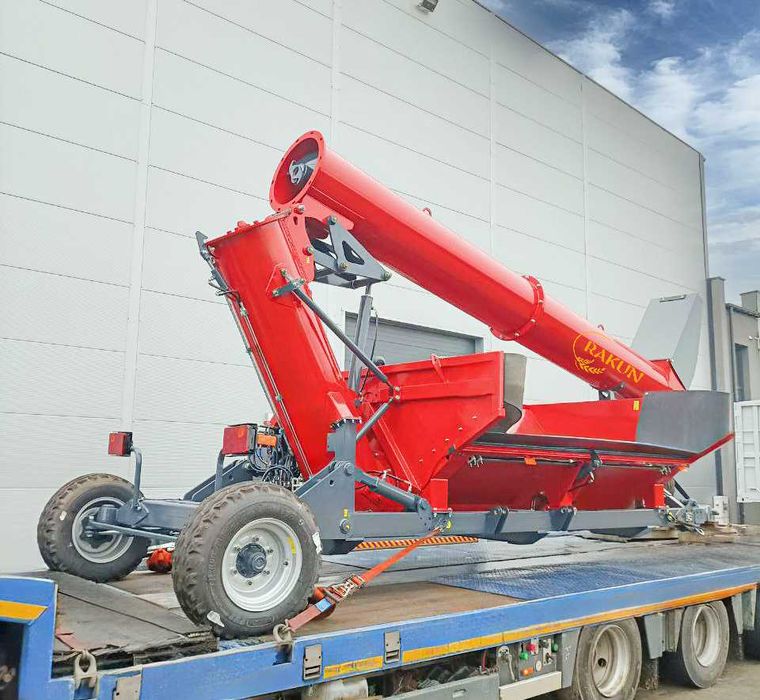 Kosz przyjęciowy kontener KOBZARENKO BNP-3 Przeładunek zboża 250t/h
