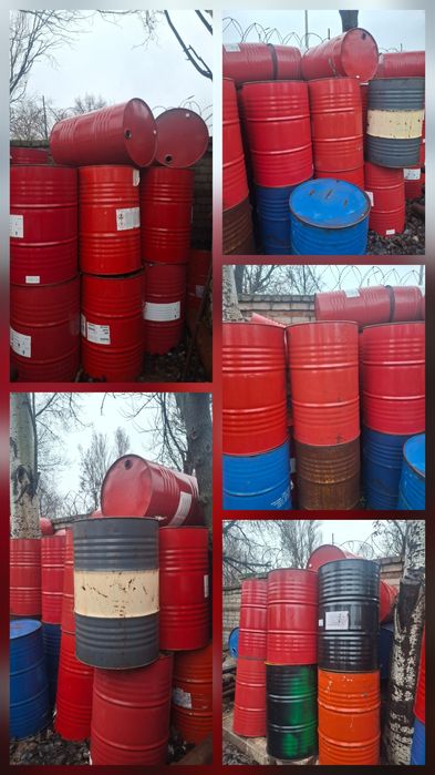 Бочка металева б/в