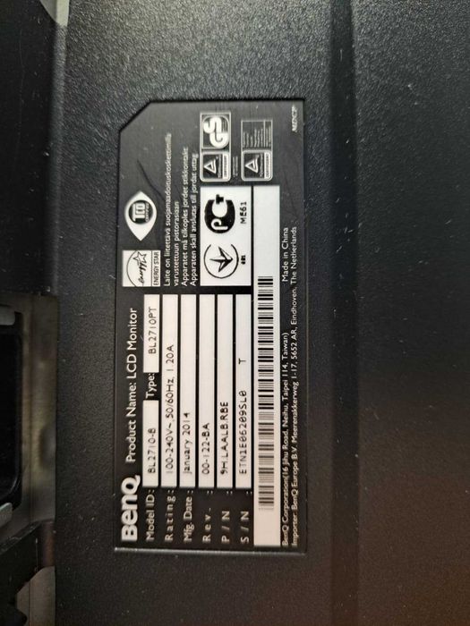 Monitor BenQ BL2710PT 2560 x 1440 (WQHD)