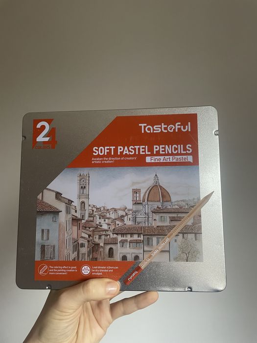 Pastele w kredkach soft pastels