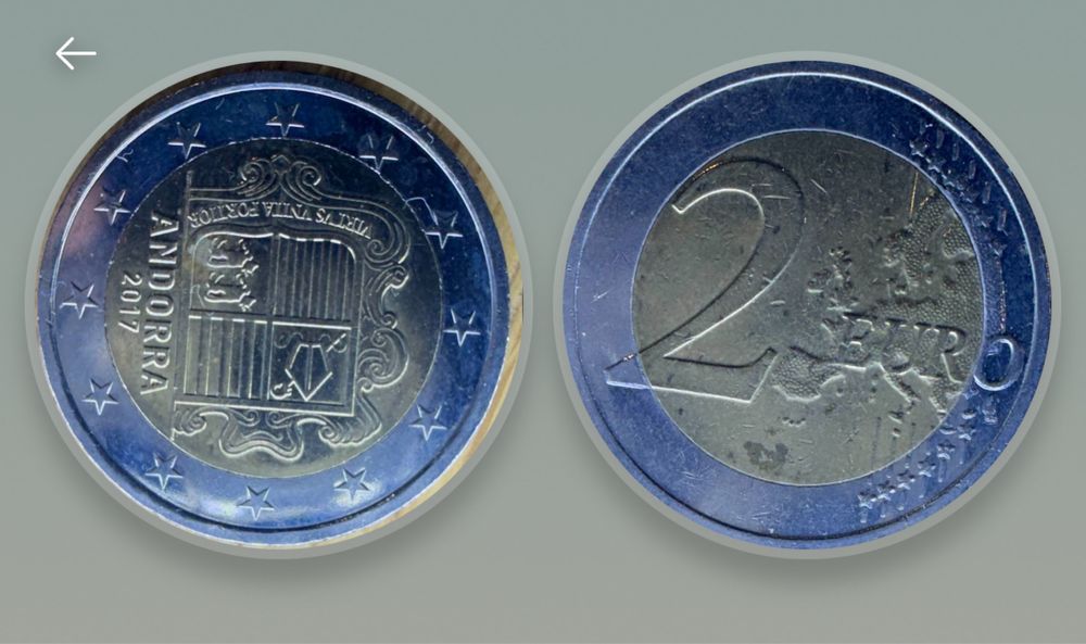 Moeda 2 Euros Andorra 2017