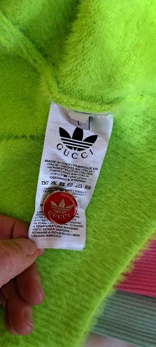 Gucci adidas l sweterek